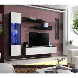 "Fly G3 Entertainment Unit For TVs Up To 60"" - 210cm White White Gloss" - thumbnail 2