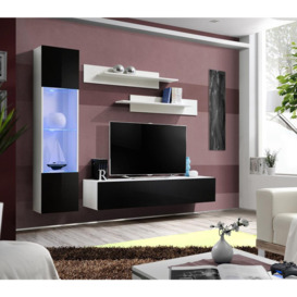 "Fly G3 Entertainment Unit For TVs Up To 60"" - 210cm White White Gloss" - thumbnail 3