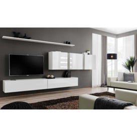 "Switch VII Entertainment Unit For TVs Up To 49"" - White 340cm White"