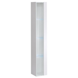 Switch WW1 Tall Display Cabinet 30cm - White 30cm - thumbnail 1