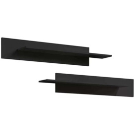 "Fly S3 Entertainment Unit For TVs Up To 49"" - 160cm Black Black Gloss" - thumbnail 3