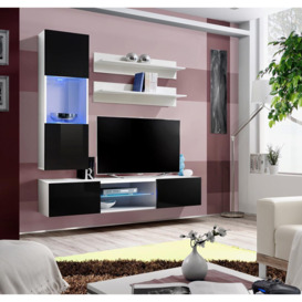 "Fly S3 Entertainment Unit For TVs Up To 49"" - 160cm Black Black Gloss" - thumbnail 3