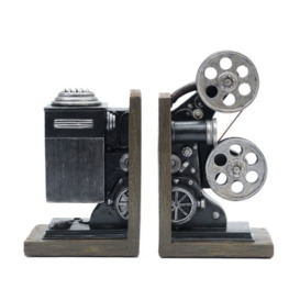 Silver Screen Projector Bookends