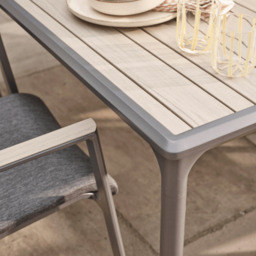 Savannah 6 Seat Dining Set with Parasol - Birch by Atkin And Thyme - thumbnail 4