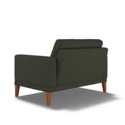 Fitzroy Loveseat In Fern Boucle by Atkin And Thyme, H86 x W126 x D100 cm - thumbnail 5