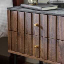 Berkeley Marble Bedside Drawers by Atkin And Thyme, W48x D35 x H50cm - thumbnail 5