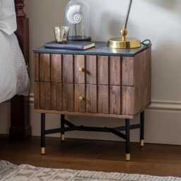 Berkeley Marble Bedside Drawers by Atkin And Thyme, W48x D35 x H50cm - thumbnail 4