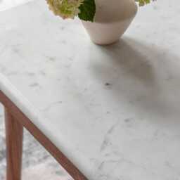 Cone Marble Dining Table 180Cm - Natural by Atkin And Thyme - thumbnail 3