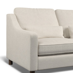 Hampton 3-Seat Sofa In Ivory Boucle by Atkin And Thyme, H85 x W172 x D95 cm - thumbnail 4