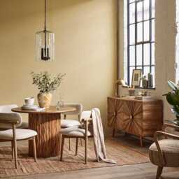 Flora Wooden Round Dining Table