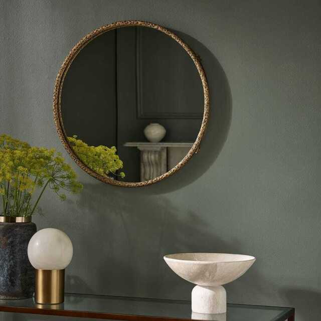 York Round Mirror