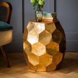 Honeycomb Side Table by Atkin And Thyme, W41 x D39 x H46cm