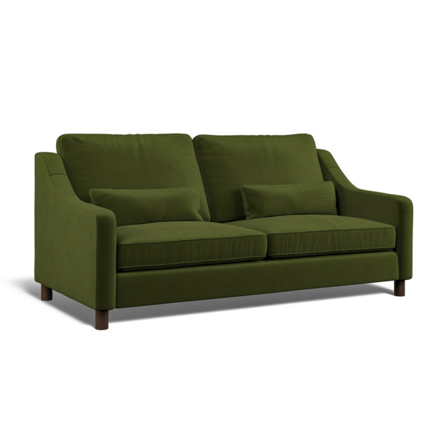 Hampton 4-Seat Sofa In Vine Eco Velvet by Atkin And Thyme - image 1