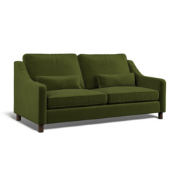 Hampton 4-Seat Sofa In Vine Eco Velvet by Atkin And Thyme