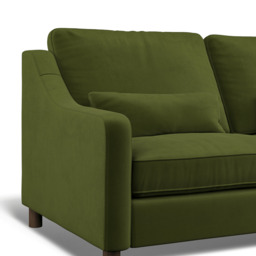Hampton 4-Seat Sofa In Vine Eco Velvet by Atkin And Thyme - thumbnail 4