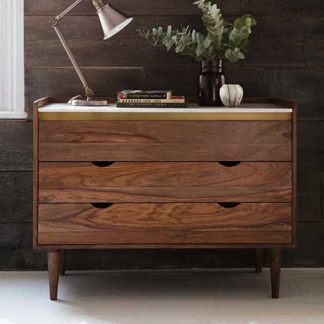 Deco Marble Chest Of Drawers