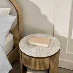 Rondo Bedside Table by Atkin And Thyme, H55 x W45 x D45 - thumbnail 4