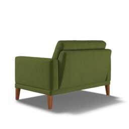 Fitzroy Loveseat In Vine Eco Velvet by Atkin And Thyme, H86 x W126 x D100 cm - thumbnail 5
