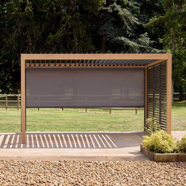 Savannah Pergola with lights 4m x 3m Kit - Oak by Atkin And Thyme - image 1