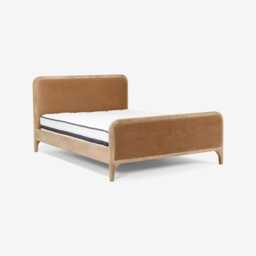 Mabel Kingsize Bed Nude Velvet by Atkin And Thyme - thumbnail 3