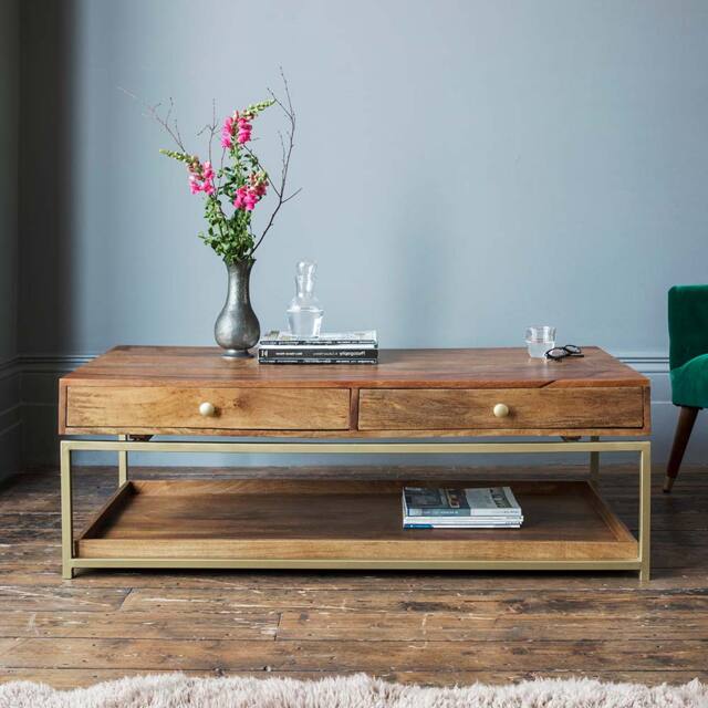 Henley Coffee Table by Atkin And Thyme, W130 x D65 x H47cm - image 1