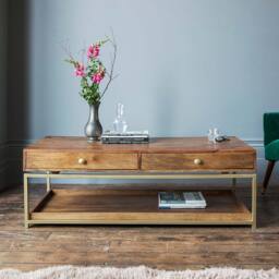 Henley Coffee Table by Atkin And Thyme, W130 x D65 x H47cm - thumbnail 1