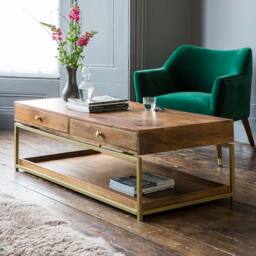 Henley Coffee Table by Atkin And Thyme, W130 x D65 x H47cm - thumbnail 2