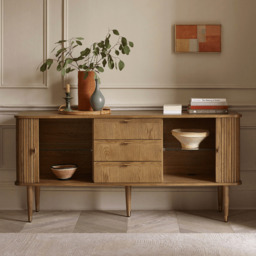 Byron Sideboard Muted Oak by Atkin And Thyme, H76 x W160 x D45 cm - thumbnail 2