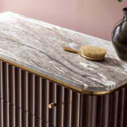 Flute Marble Chest Of Drawers - Vintage by Atkin And Thyme - thumbnail 2
