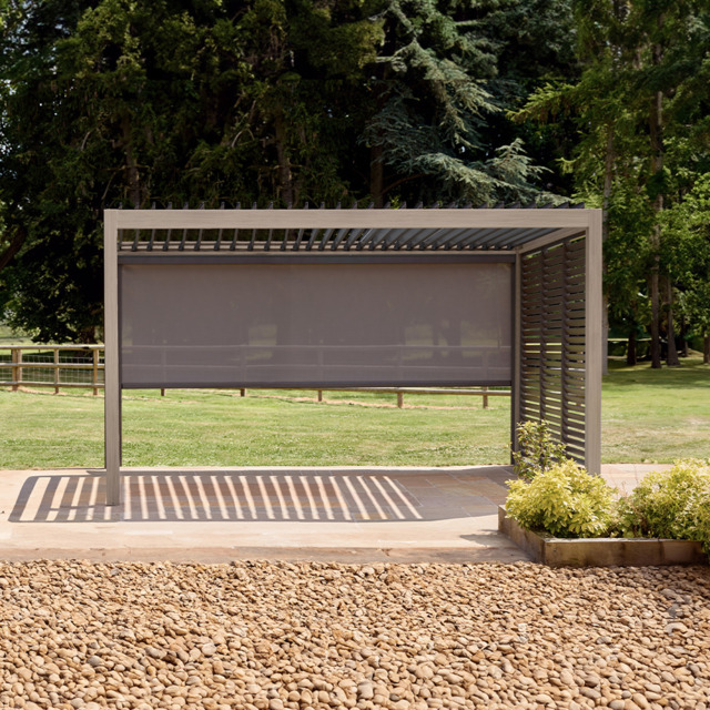 Savannah Pergola with Lights 4m x 3m Birch