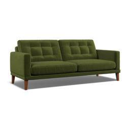 Fitzroy 4-Seat Sofa In Vine Eco Velvet by Atkin And Thyme
