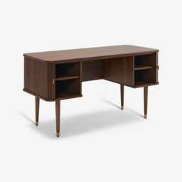 Byron Desk Walnut by Atkin And Thyme, H75 x W140 x D60 cm - thumbnail 5