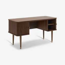 Byron Desk Walnut by Atkin And Thyme, H75 x W140 x D60 cm - thumbnail 3