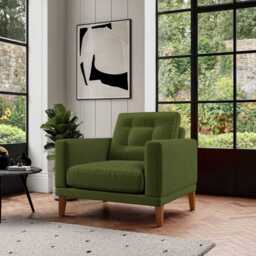 Fitzroy Armchair In Vine Easy Care Velvet