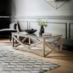 Lily Marble Top Coffee Table by Atkin And Thyme, W120 x D65 x H43cm - thumbnail 2