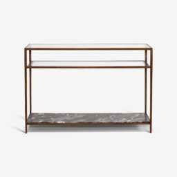Flint Granite Console Table by Atkin And Thyme, H81 x W120 x D38 cm - thumbnail 4