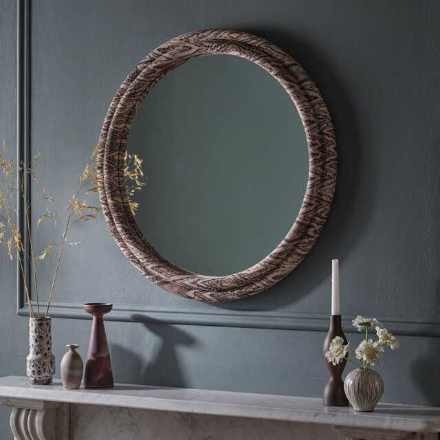 Margot Round Mirror by Atkin And Thyme, H80 x W80 x D5 cm - image 1