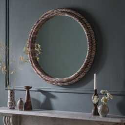 Margot Round Mirror by Atkin And Thyme, H80 x W80 x D5 cm - thumbnail 1