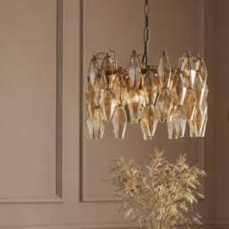 Oriana Lustre Glass Chandelier by Atkin And Thyme