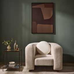 Bonnie Curved Armchair by Atkin And Thyme, H72 x W100 x D96 cm - thumbnail 1