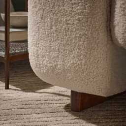 Bonnie Curved Armchair by Atkin And Thyme, H72 x W100 x D96 cm - thumbnail 3