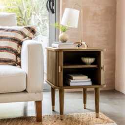 Byron Side Table Muted Oak by Atkin And Thyme, H59 x W45 x D45 cm - thumbnail 4
