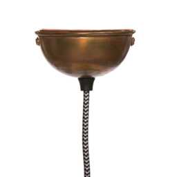 Whitechapel Ceiling Pendant in Burnished Copper by Atkin And Thyme, Dia.18cm x H16cm - thumbnail 3