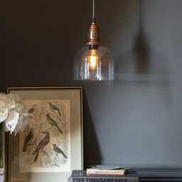 Whitechapel Ceiling Pendant in Burnished Copper by Atkin And Thyme, Dia.18cm x H16cm - thumbnail 2