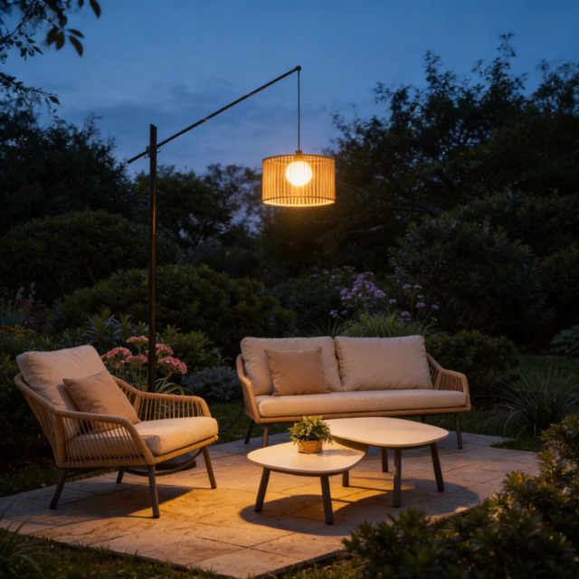 Matera Rechargeable Rope Floor Lamp 1.8M