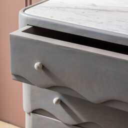 Dali Marble Chest Of Drawers by Atkin And Thyme, H80 x W100 x D44 cm - thumbnail 2