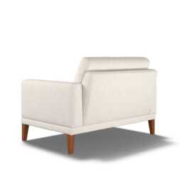 Fitzroy Loveseat In Ivory Boucle by Atkin And Thyme, H86 x W126 x D100 cm - thumbnail 5