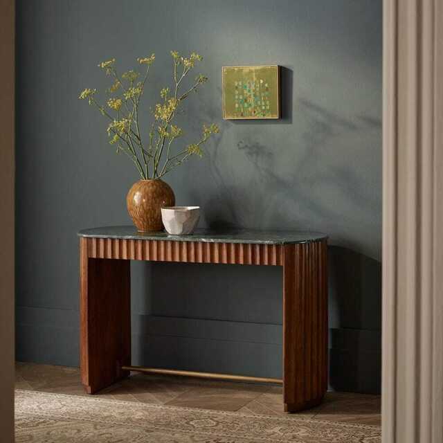 Jude Fluted Marble Console