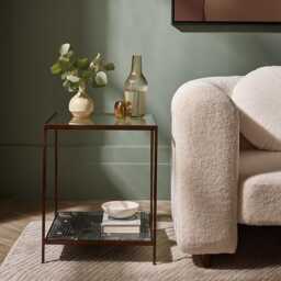 Flint Granite Side Table by Atkin And Thyme, H56.3 x W45 x D45 cm - thumbnail 2