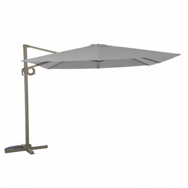 Taupe 3m Deluxe Cantilever Parasol by Atkin And Thyme, H300 x W300 x D248 cm - image 1